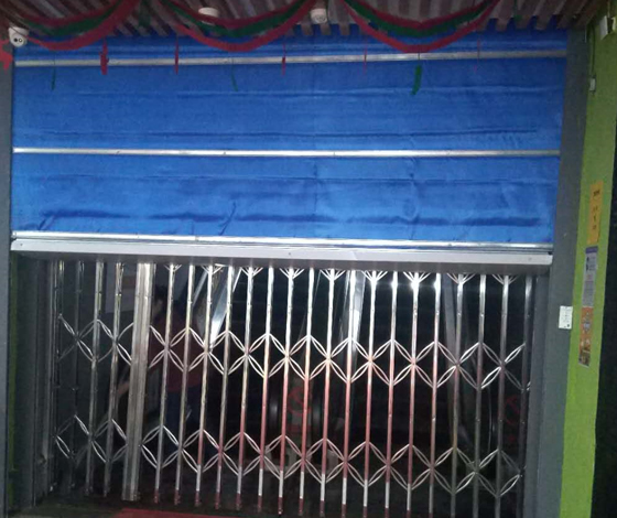 無(wú)機(jī)布卷簾門安裝步驟