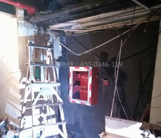 煙感移位穿線施工